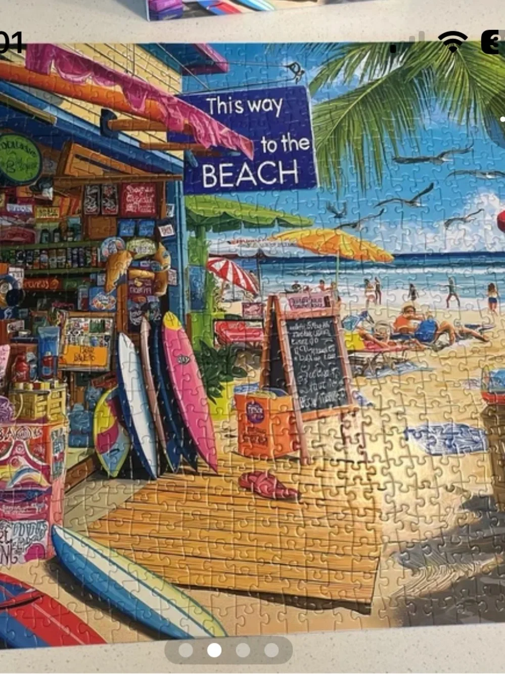 Summer Beach Shop Puzzle 1,000 Pieces
